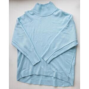 Free People Light Blue Sweater (Large)